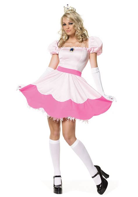 sexy princess peach outfit|Princess Peach Costume Adults